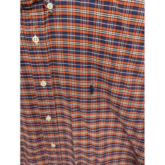 Ralph Lauren Men's Blake Plaid Checked Button Down Long Sleeve Shirt, XL, Pony - Picture 4 of 7